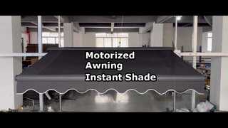 580-हाफ कैसेट कैनोपी रिट्रैक्टेबल आर्म शामियाना