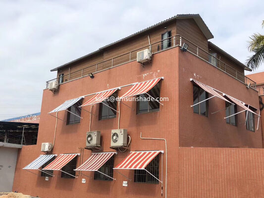 Outdoor Aluminium Retractable Drop Arm Window Awnings