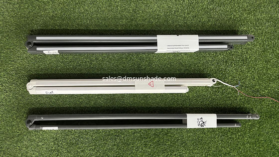 उच्च गुणवत्ता वाले एल्यूमीनियम वापस लेने योग्य चंदवा पूर्ण कैसेट चंदवा के लिए स्टील फोल्डिंग आर्म्स